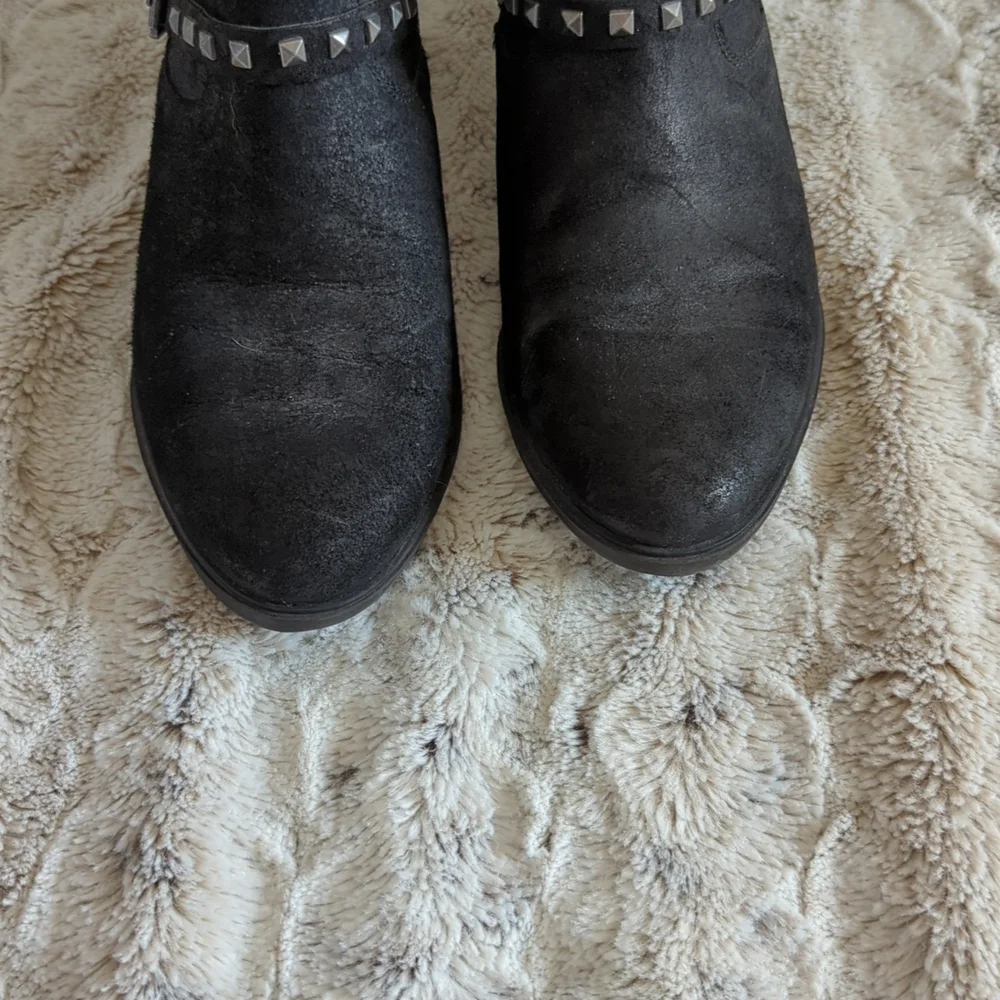 Ralph Lauren Shaelynn Studded Ankle Boots